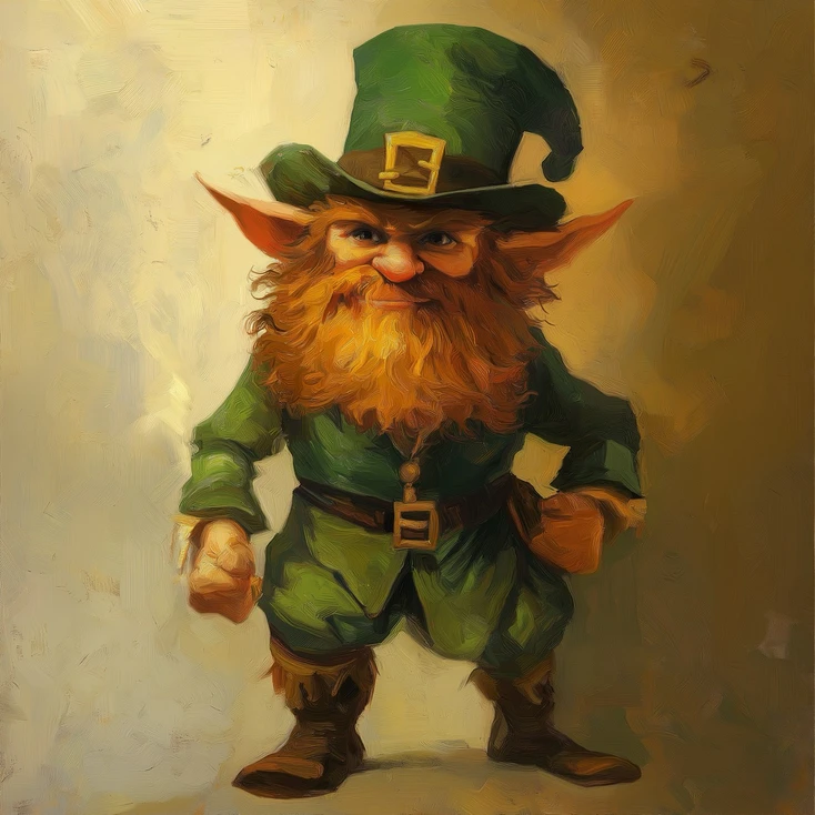 Illustration représentant un Leprechaun