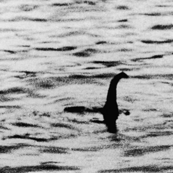 Cliché du monstre du Loch Ness publié dans les colonnes du Daily Mail le 21 avril 1934, dont l’auteur a plus tard avoué qu’il s’agissait d’une photo truquée.